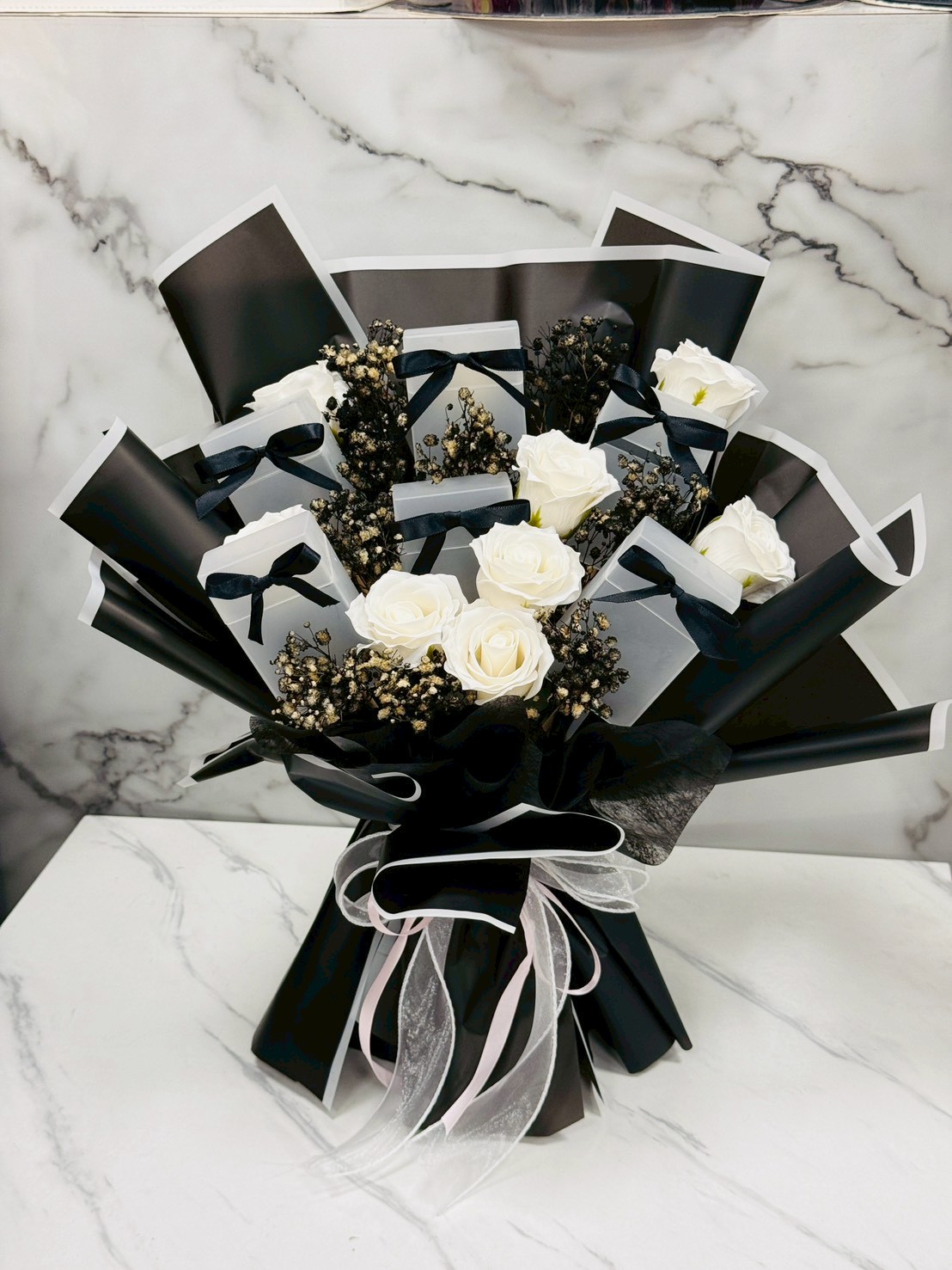 【現貨】煙盒香氛永生花束