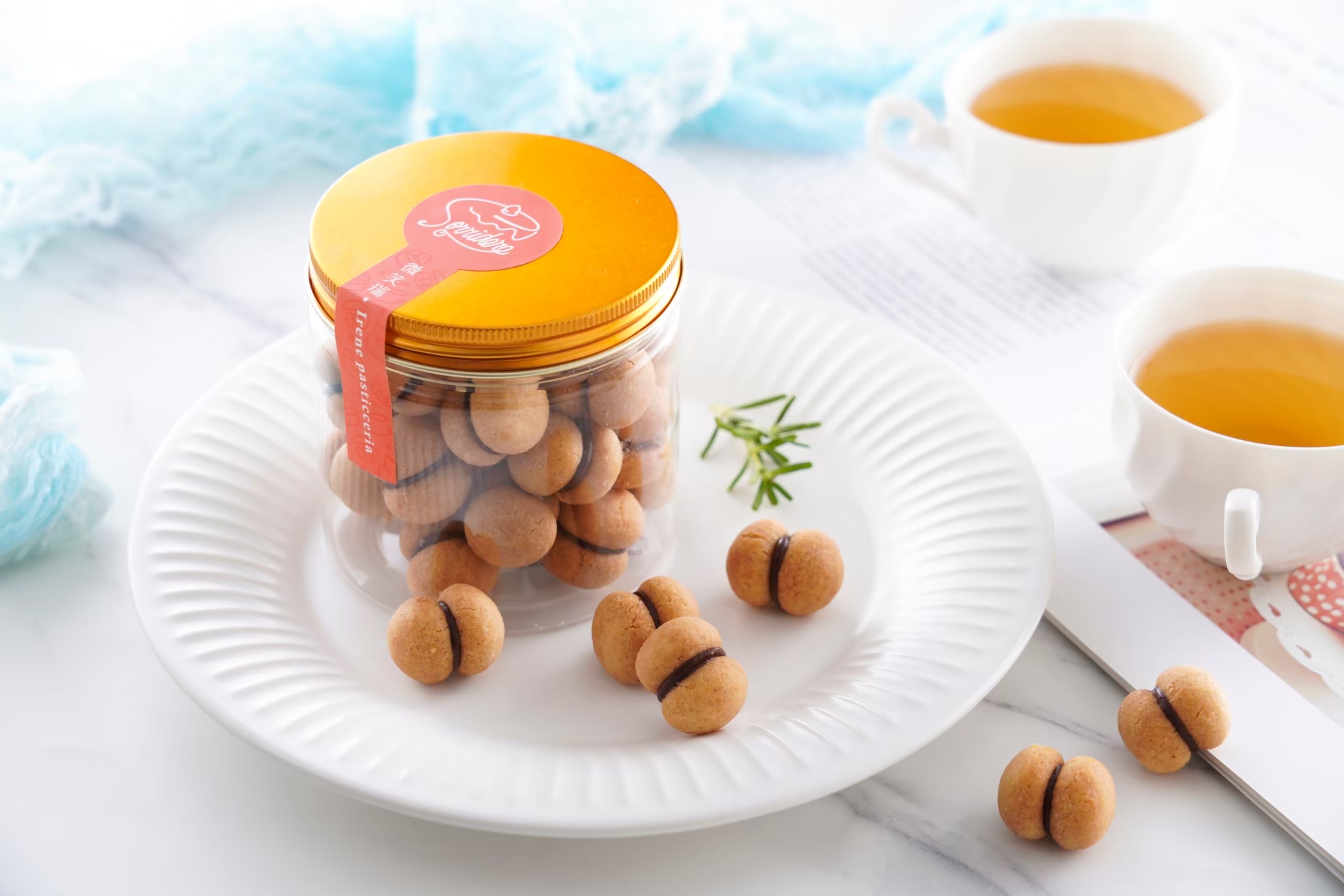 (1罐20顆)baci di dama義大利傳統小點心(奶素)