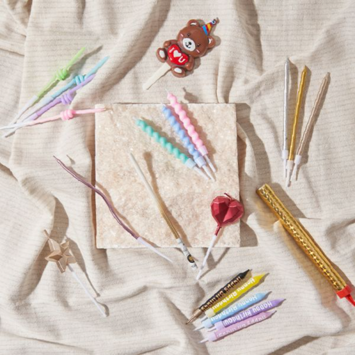 各款式造型蠟燭