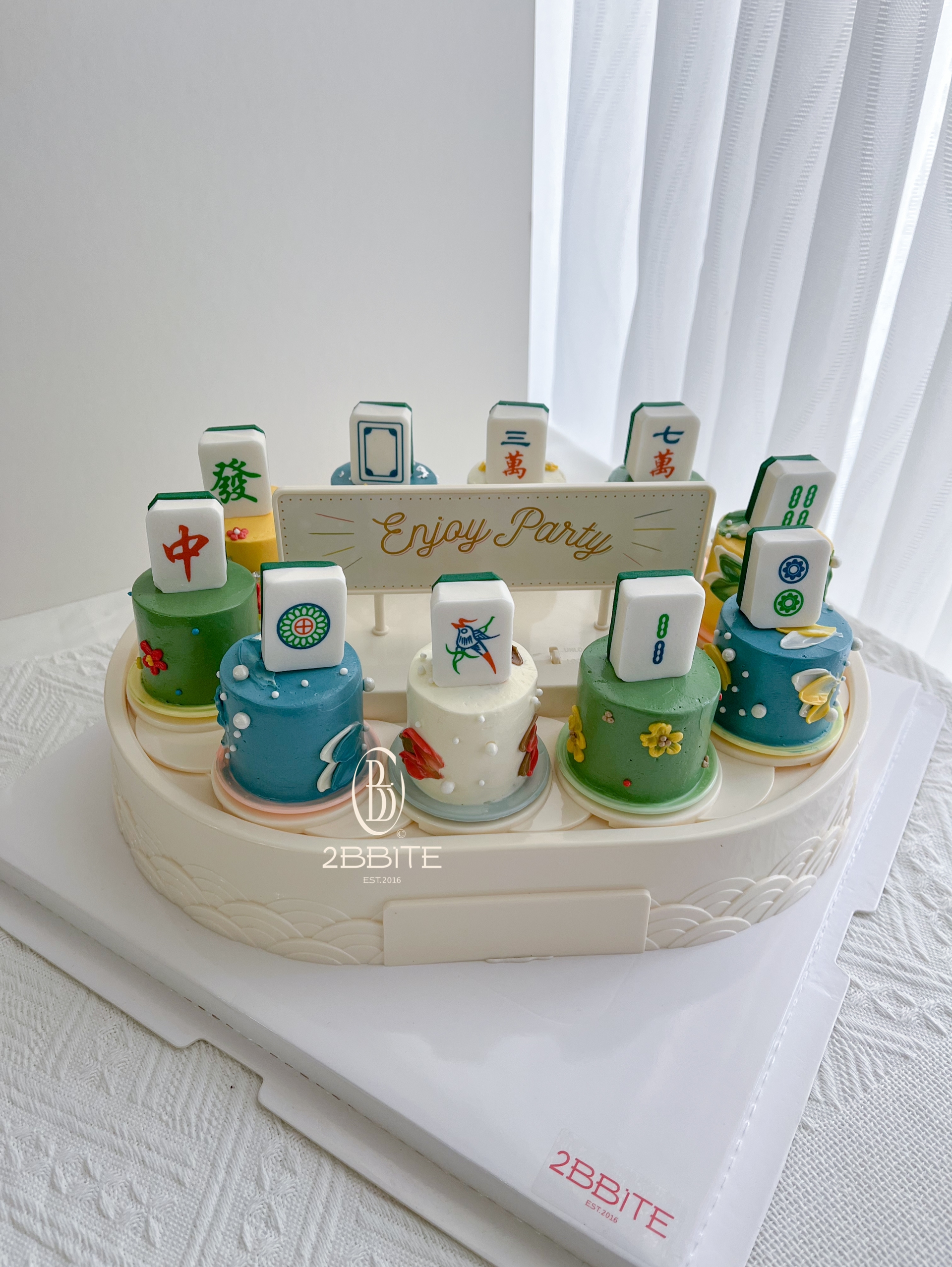 「10入款小蛋糕旋轉機」中國麻將風