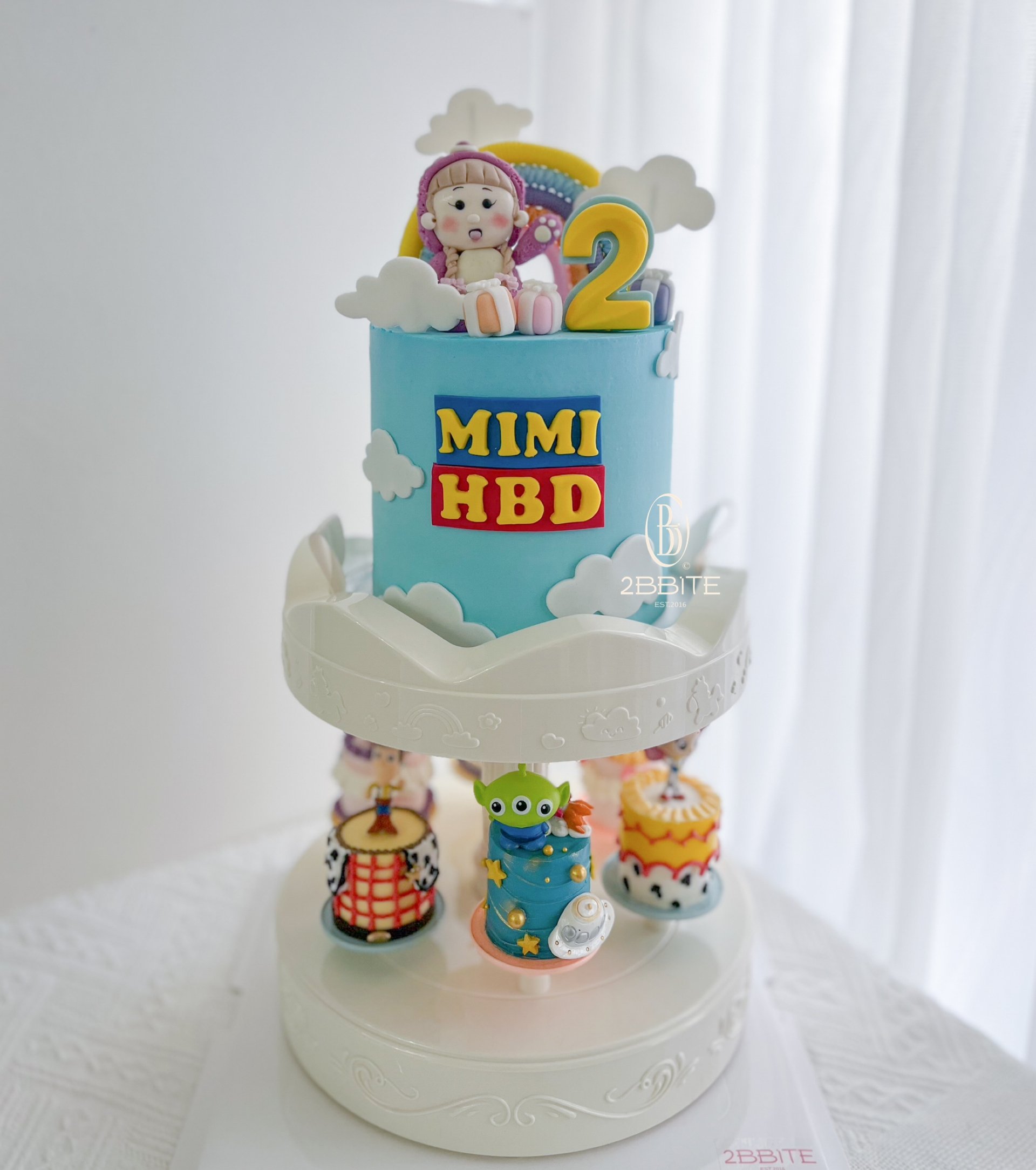 「雙層旋轉機」玩具總動員