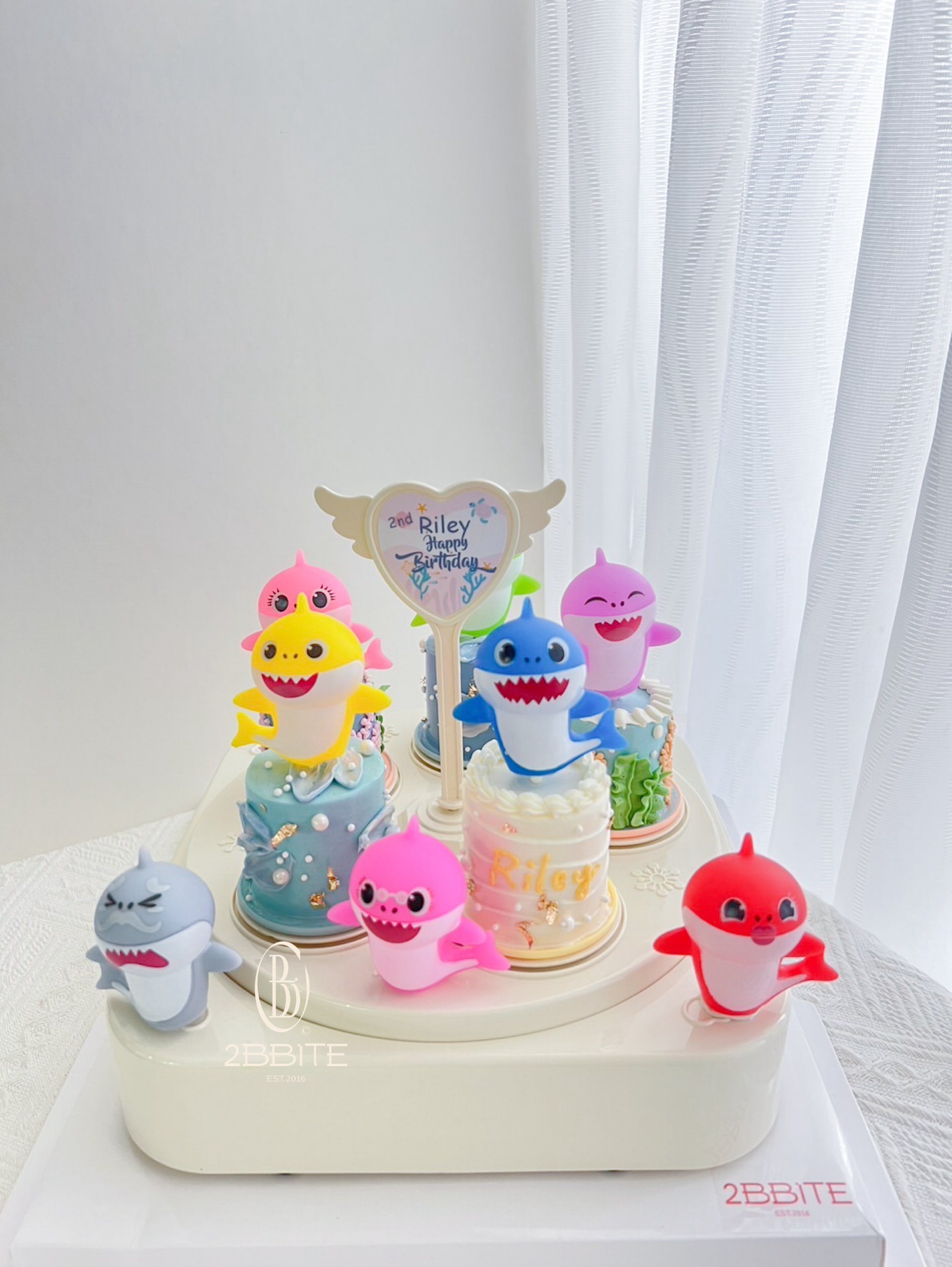 「5入旋轉機」寶寶鯊魚