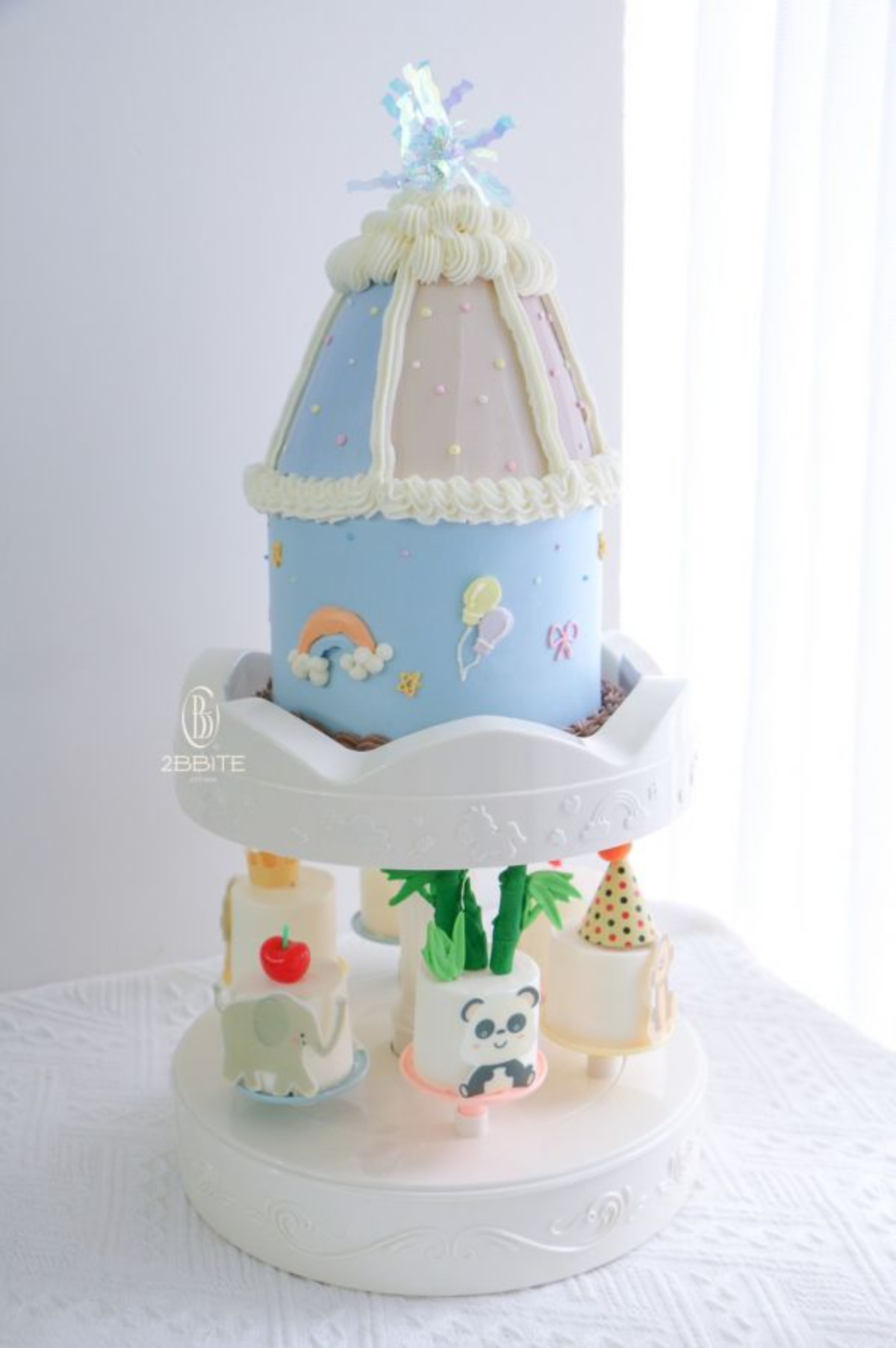 「雙層旋轉機」馬戲團動物