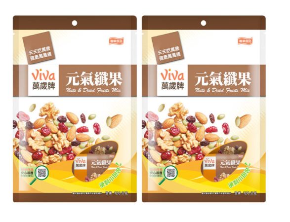 Viva 萬歲牌元氣纖果 x2袋 (12gx20包)
