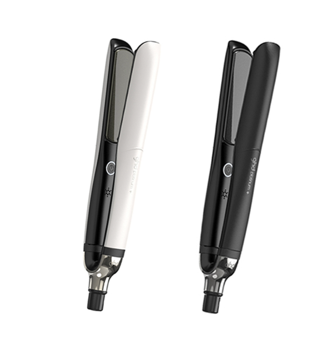 新白金造型夾-白/黑