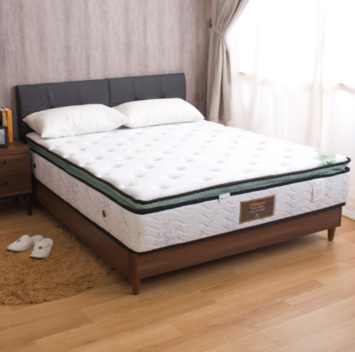 AS 雅司【艾爾瑪】棉柔乳膠正三線單人3尺獨立筒床墊