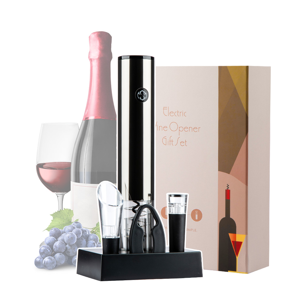 六合一電動紅酒開瓶器(禮盒組)