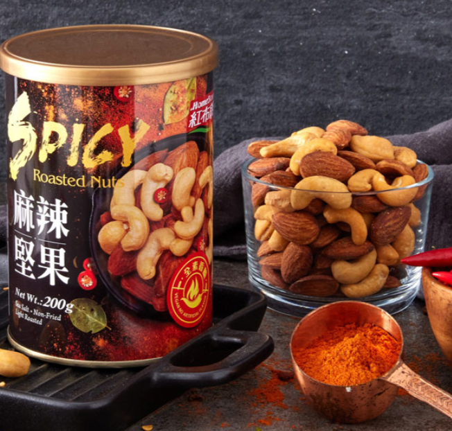 紅布朗麻辣堅果(200g/罐)