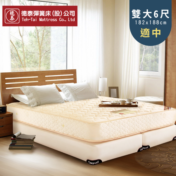 德泰彈簧床【德泰 歐蒂斯系列 】B2 獨立筒 彈簧床墊-雙人加大6尺