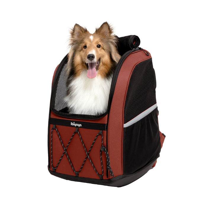 IBIYAYA 依比呀呀-挑戰者中型犬寵物後背包-冷靜紅(FC2345)