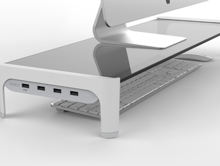 PowerRider N1 多功能HUB螢幕增高支架 白色