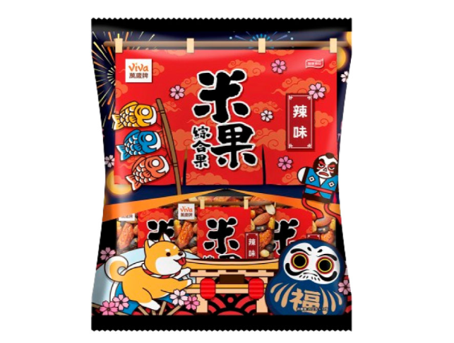 Viva 萬歲牌米果綜合果辣味(20gx10包/袋)