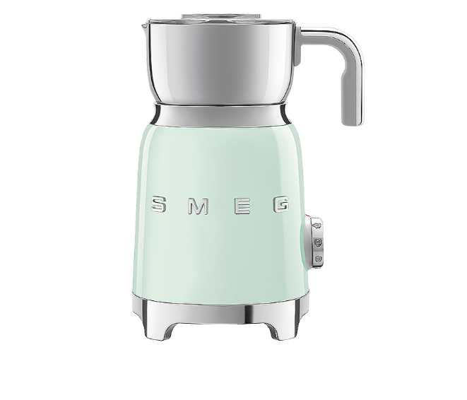 義大利SMEG電動奶泡機-粉綠色
