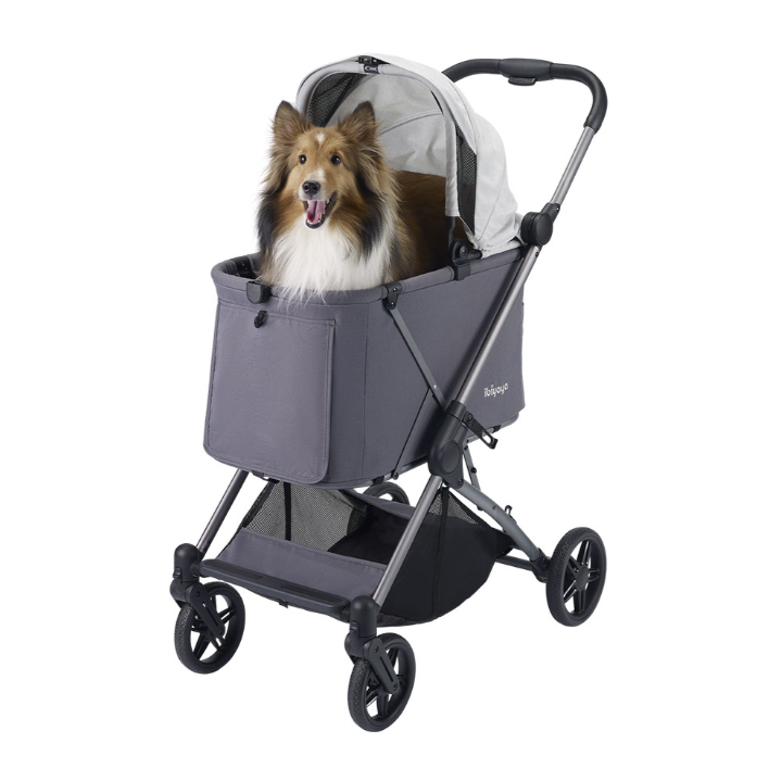 IBIYAYA 依比呀呀Maxi 瞬收中型寵物推車-星辰灰
