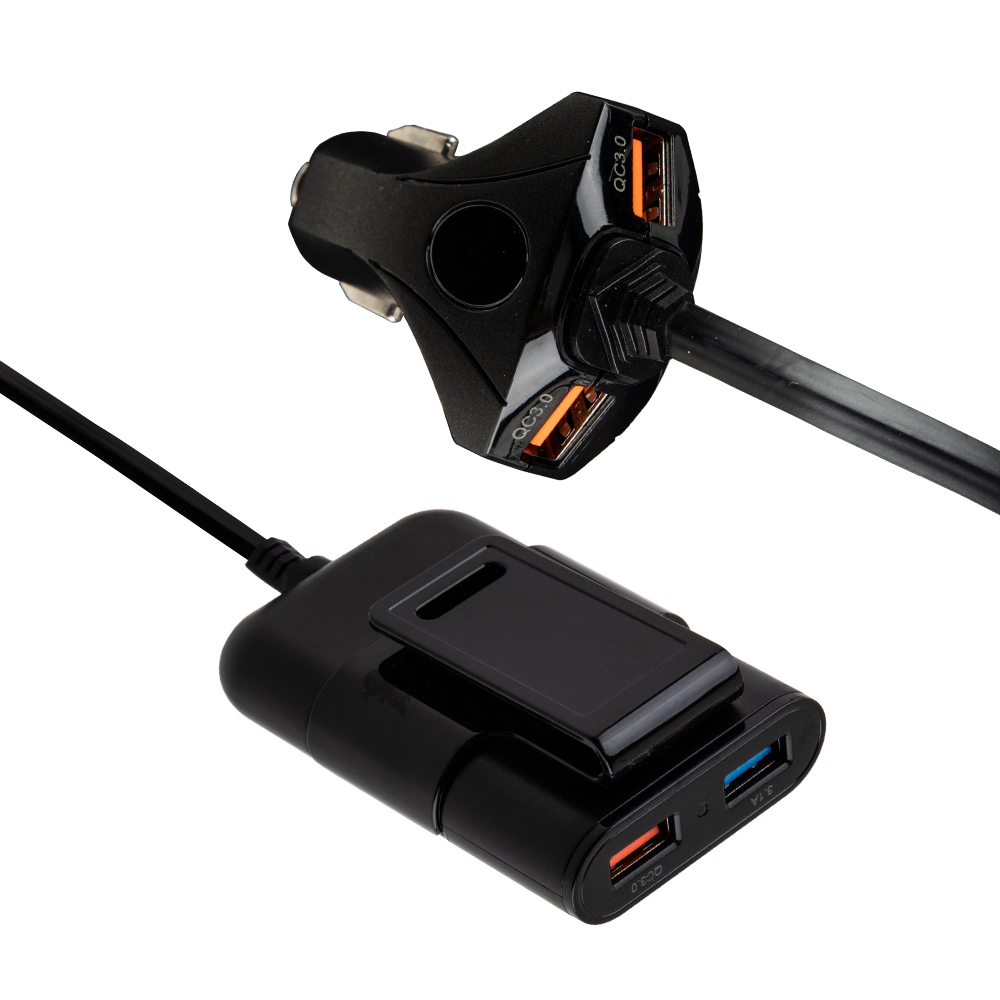 車用4孔充電器