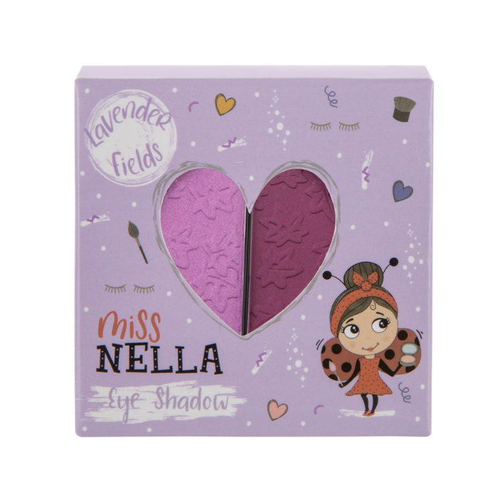 Miss NELLA 妮娜小姐英國 兒童水性眼影(霧面酒紅/珠光羅蘭紫) 1.5g*2