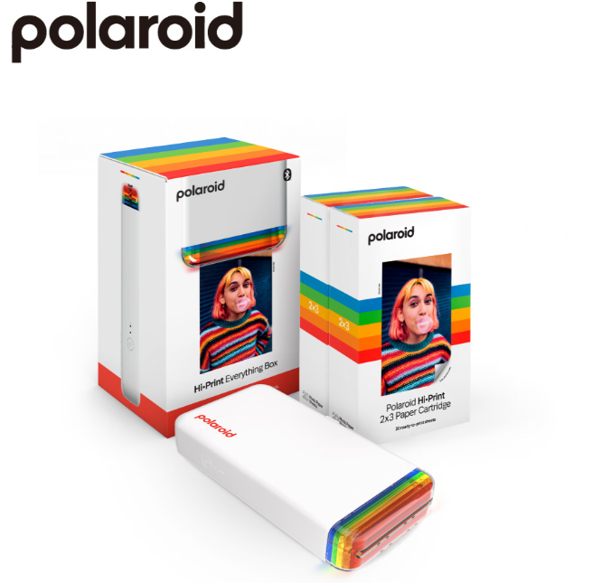 Polaroid 寶麗來手機相片印表機EB版 2x3 白色(內附40張相片紙)