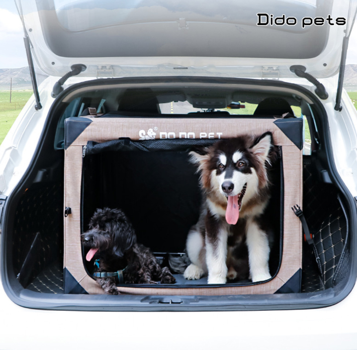 Dido Pets可折疊 車載透氣寵物籠-M號(PT154)