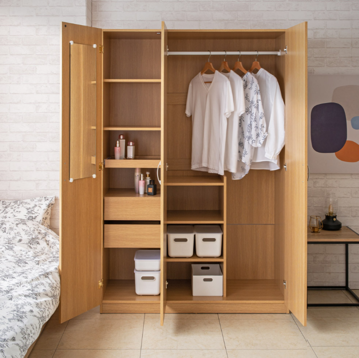 TZUMii蘿拉三門衣櫃-雙色可選 衣櫥/衣物收納櫃