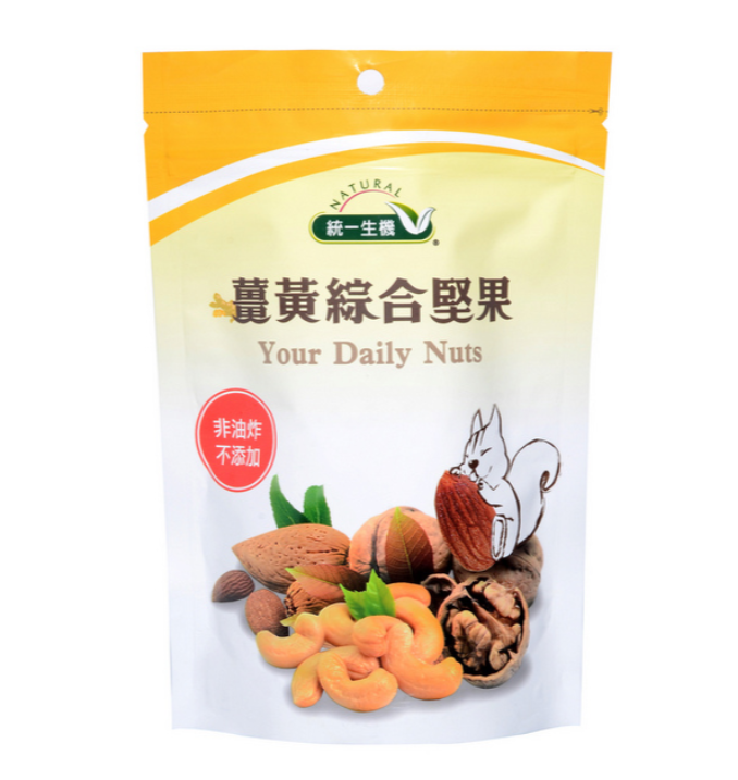 統一生機薑黃綜合堅果(150g/包)
