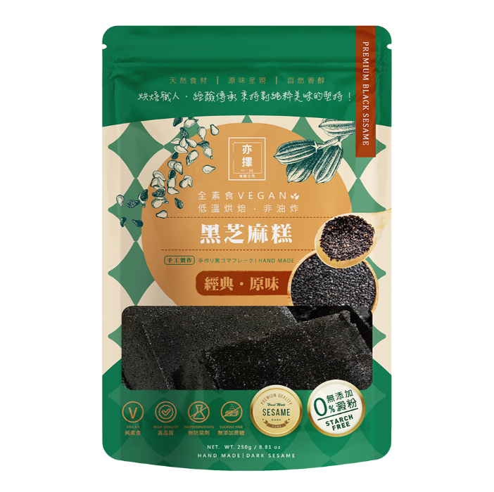 台灣亦擇 黑芝麻糕250g