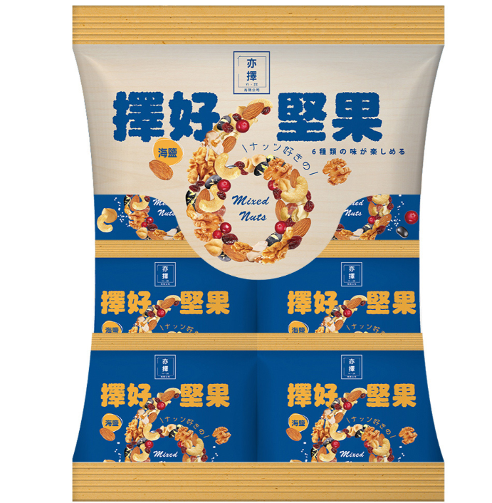 台灣亦擇《擇好堅果》海鹽綜合堅果160g