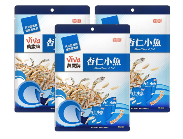 Viva 萬歲牌杏仁小魚 x3袋 (10包/袋x3袋)