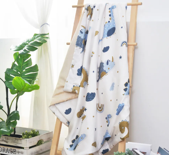 PUFF DINO 恐龍英國Abelia《夢見小》天絲兒童抗菌涼被(105*120CM)