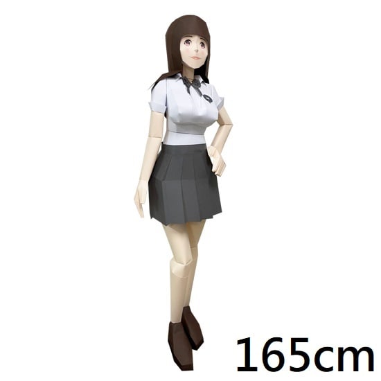 紙紮學生妹165cm