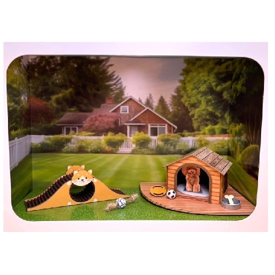 紙紮狗寵物情境