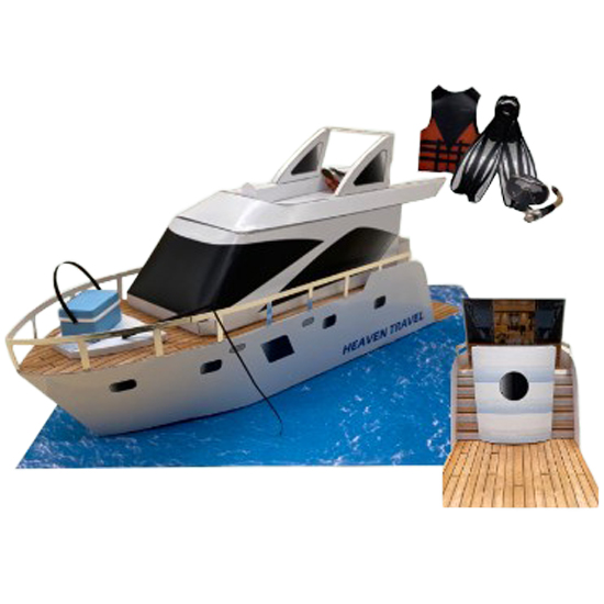紙紮渡假遊艇