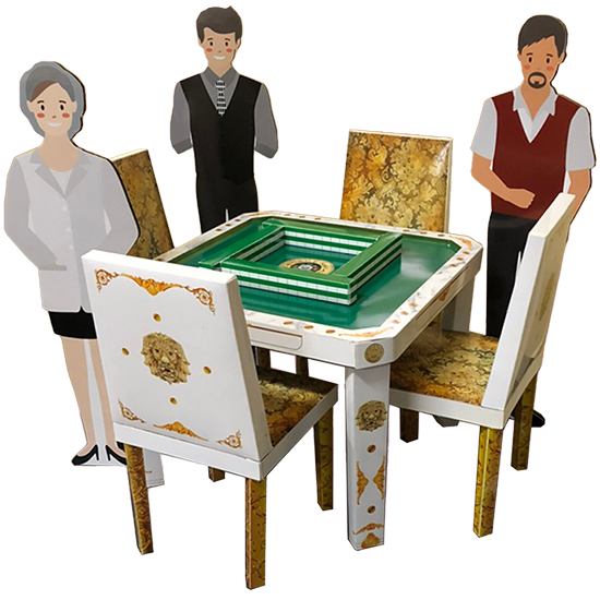 紙紮高級麻將桌
