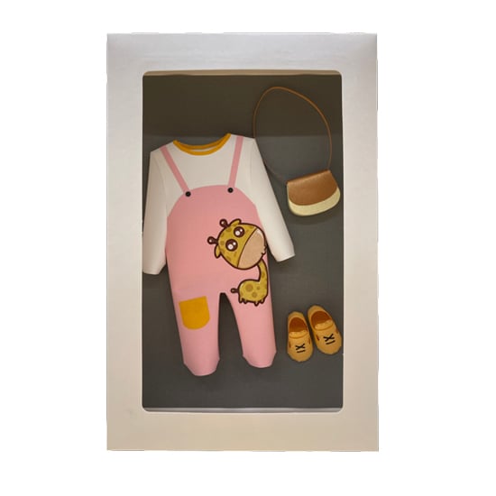 紙紮女童吊帶褲