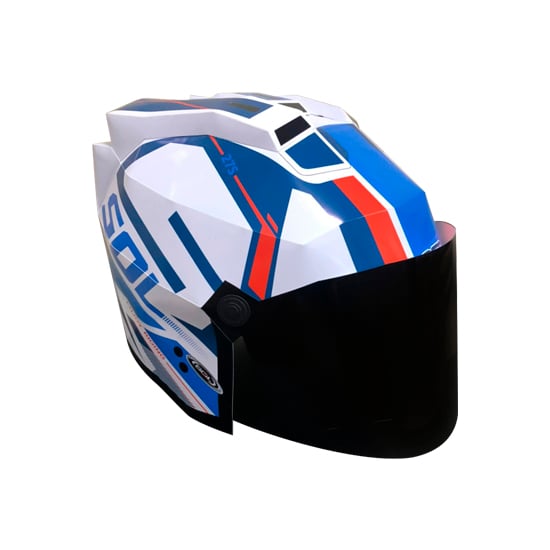 紙紮全罩安全帽