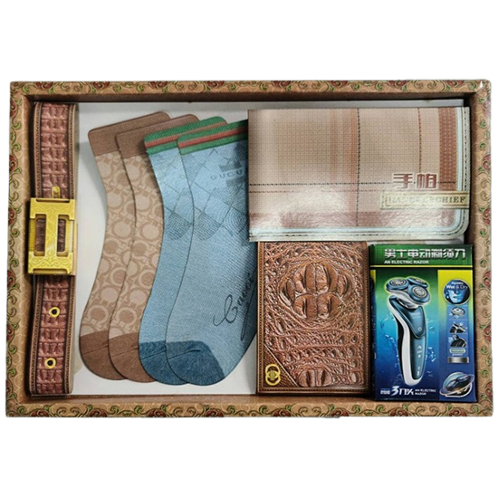 紙紮男仕手帕襪