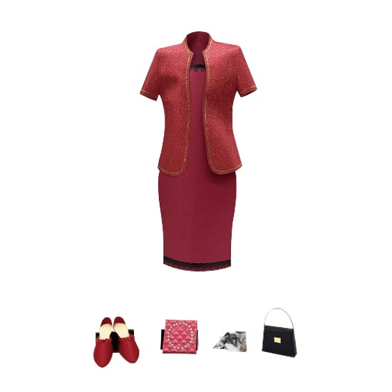 紙紮旗袍套裝組