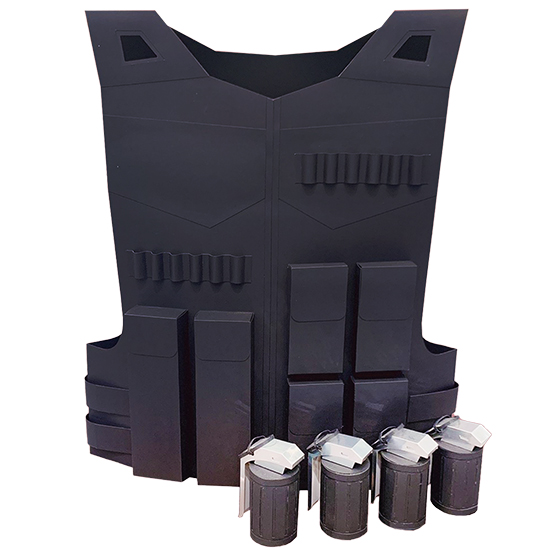 紙紮防彈衣組