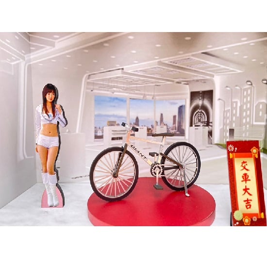 紙紮公路車情境