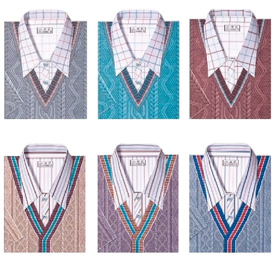 紙紮男士羊毛衫