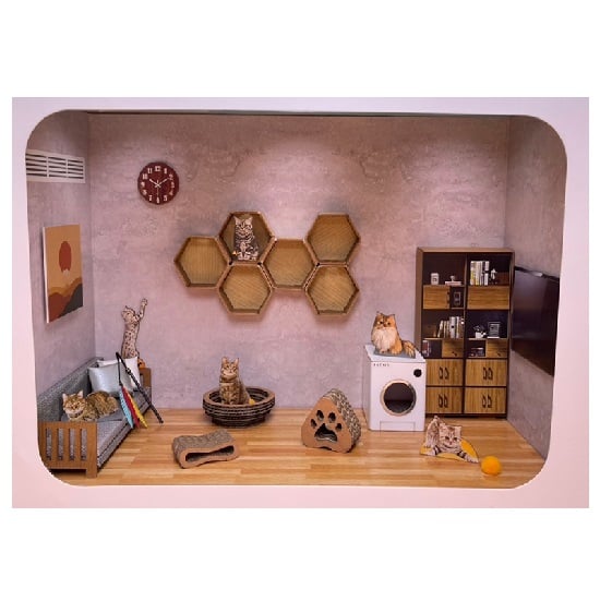 紙紮貓寵物情境