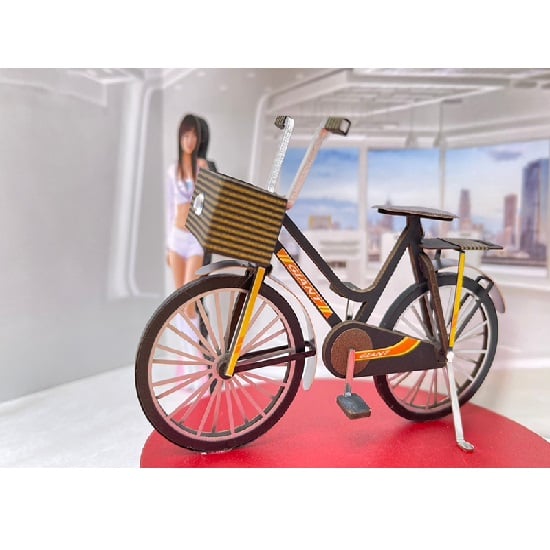 紙紮淑女車情境