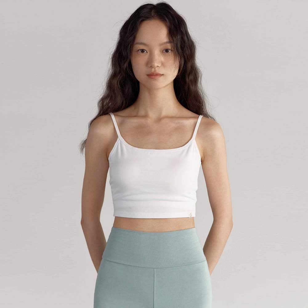 【熱銷】Dhyani 瑜珈美背運動內衣 白色 CON045WHT