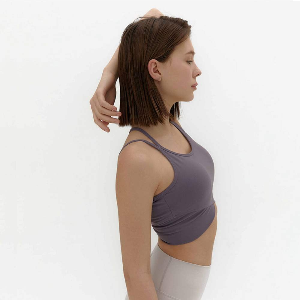 Conchwear 雙肩帶瑜珈內衣 紫色 CON074PUR