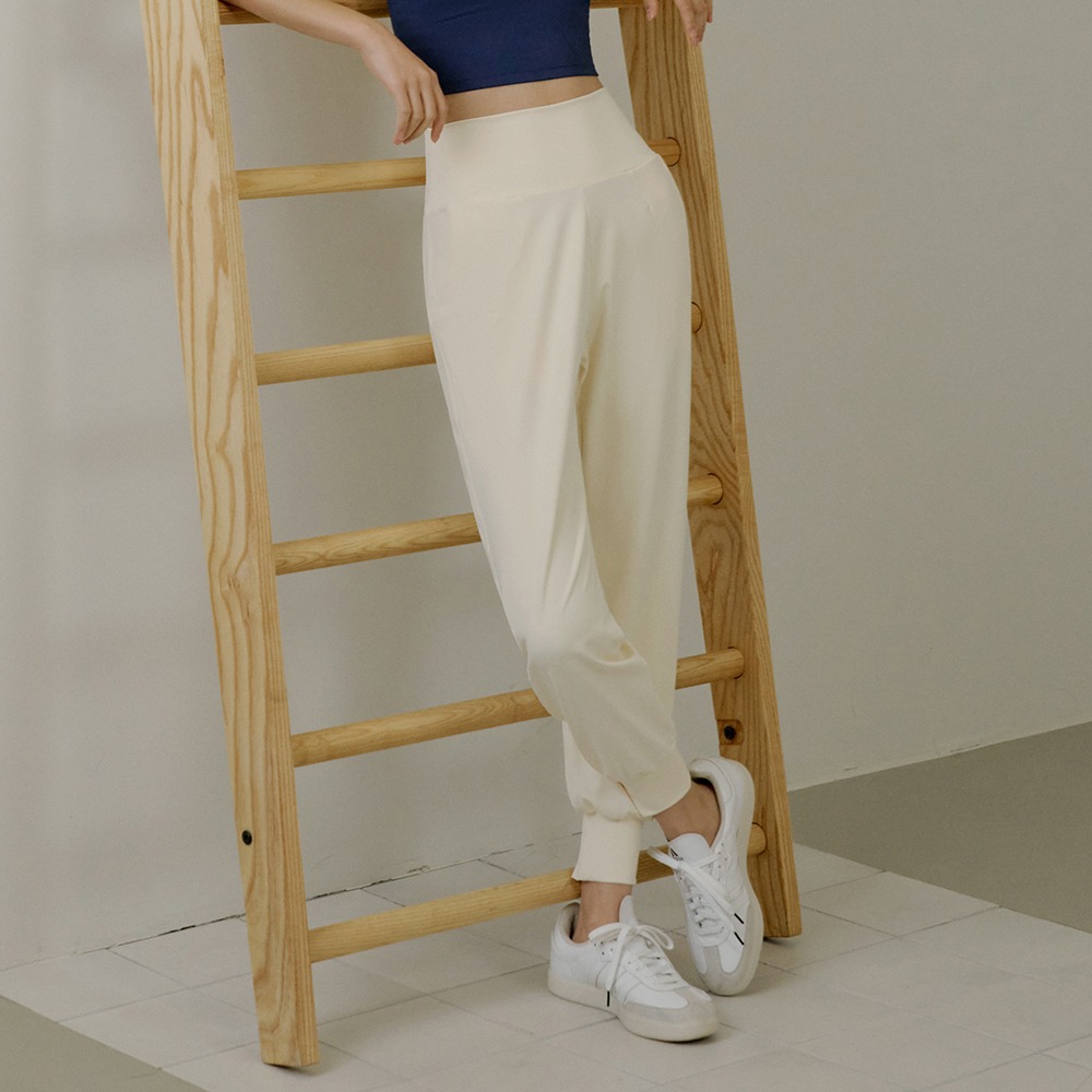 【7色】Front2line Micro Fresh 修身版束腳寬褲 檸檬黃 各類運動適用