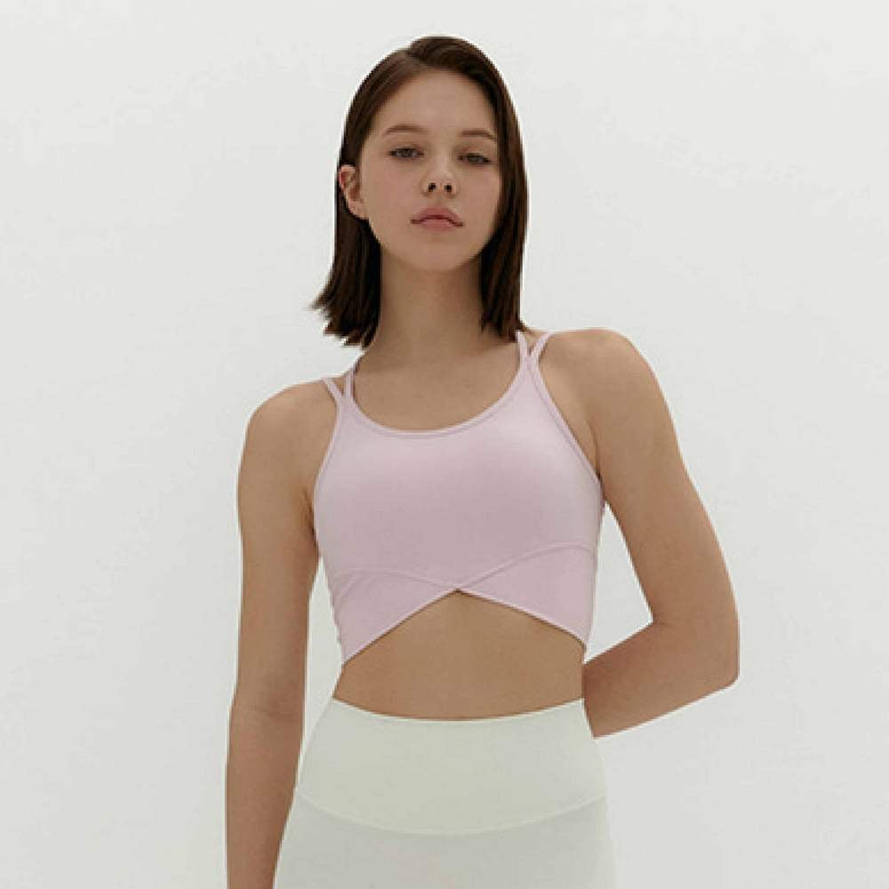 Conchwear 雙肩帶瑜珈內衣 淺粉紅 CON074PNK