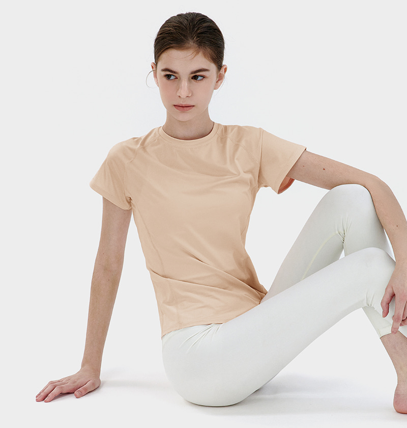 Conchwear 經典短袖罩衫 蜜桃色 各類運動適用 CON038COR