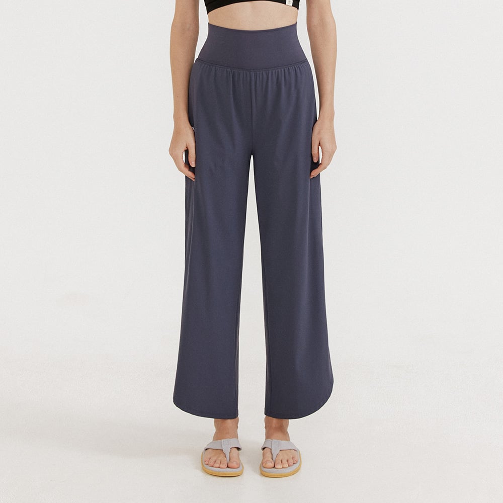 Front2line 涼感機能直筒褲 灰藍色 FDWSPT072NAV