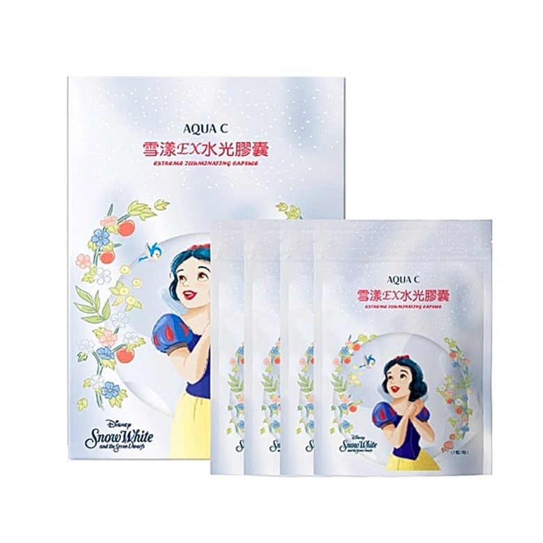 【AQUA.C花漾皙】雪漾EX水光膠囊 7粒/包 ; 4包/盒裝 *素食可食