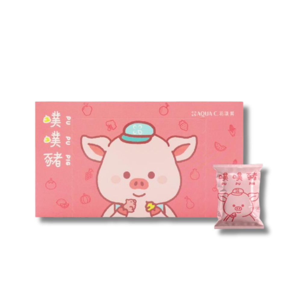 【AQUA.C花漾皙】噗噗豬 酵素軟糖 30顆/盒
