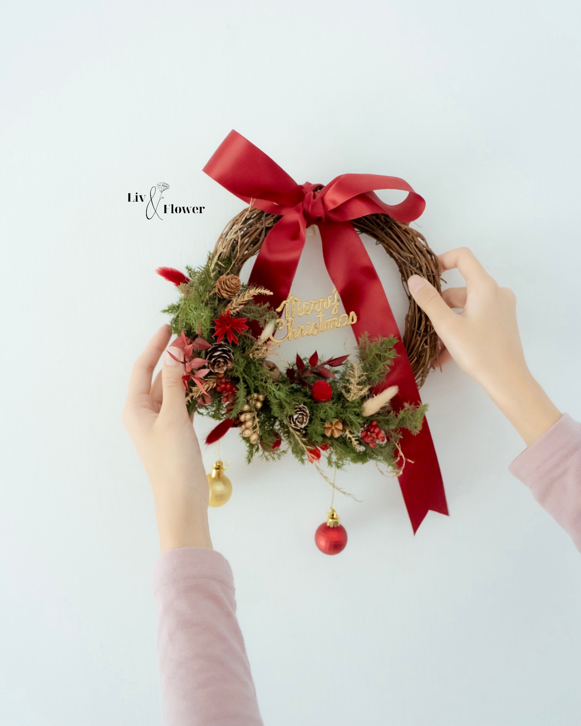 永恆經典系列-永生聖誕花圈課